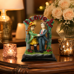 Romantic Love Couple Decorative Showpiece for Home Decor | Anniversary & Wedding Gift