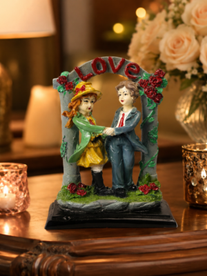 Romantic Love Couple Decorative Showpiece for Home Decor | Anniversary & Wedding Gift