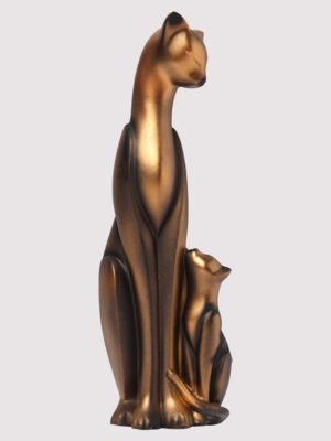 Mother Cat with Baby Figurine | Perfect Gift for Cat Lovers