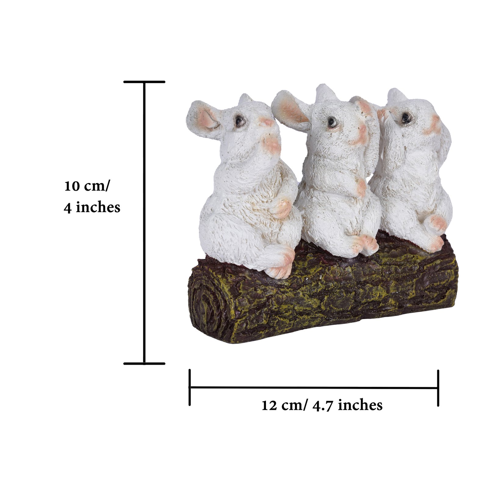 Cute Rabbit Figurine Set