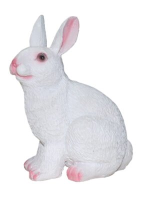 Bunny Rabbit Figurine for Garden Decoration