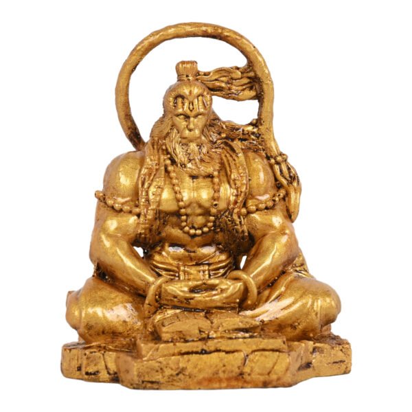 Golden Hanuman Ji Murti