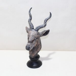 Horn goat decorative statue for home, balcony, garden, and living room decor