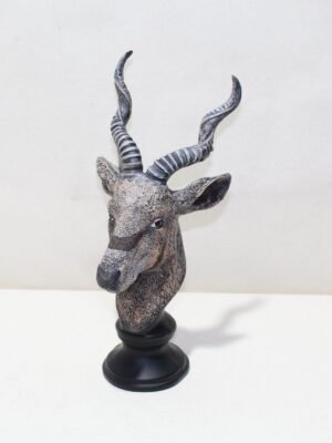 Horn goat decorative statue for home, balcony, garden, and living room decor