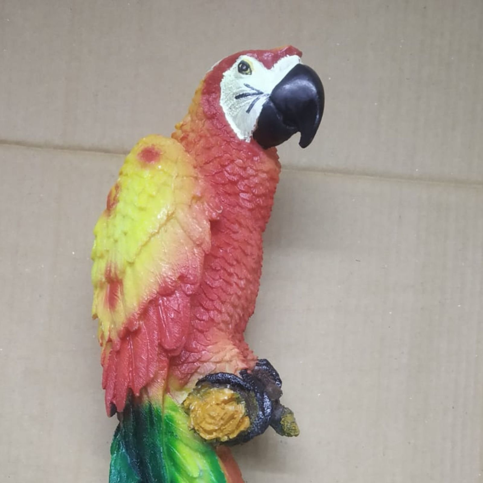 Macaw Parrot Wall Mounting Statue for Home Decor | Decorative Bird Showpiece - Image 3