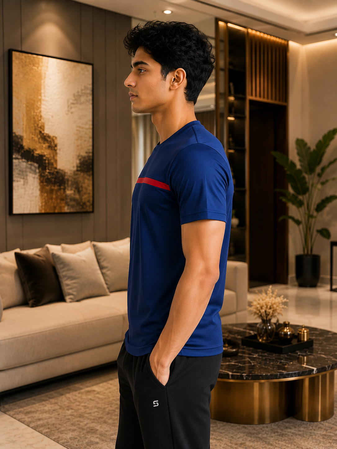 mens-royal-blue-micro-mesh-tshirt-side-view